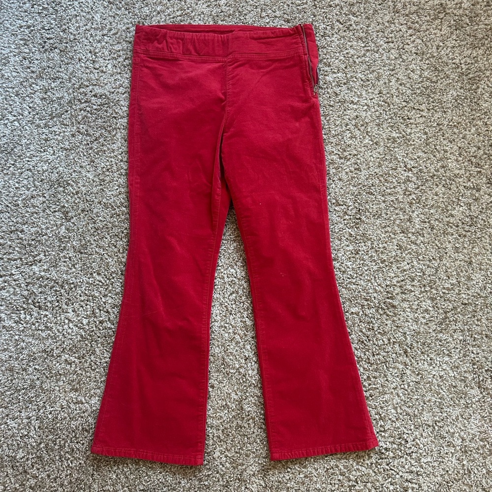 Free People Kids' Vibrant Red Flare Pants